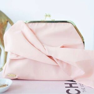 Lela Rose Pink MakeUp Bow tie Bag